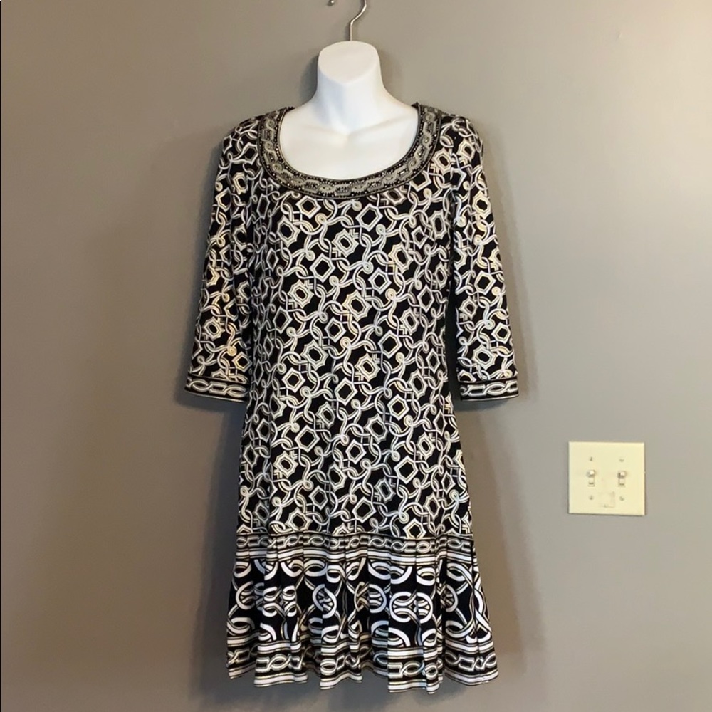 White House Black Market drop waist dress.
